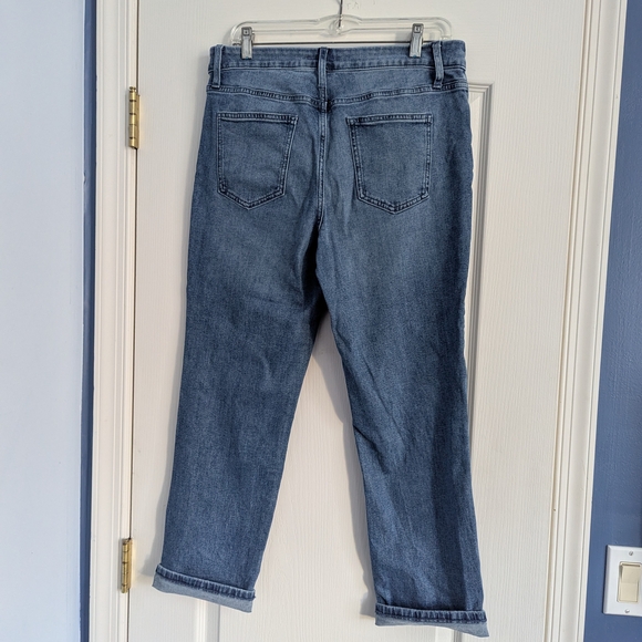 Simply Vera Vera Wang Light Blue Straight Leg Jeans - Picture 2 of 4